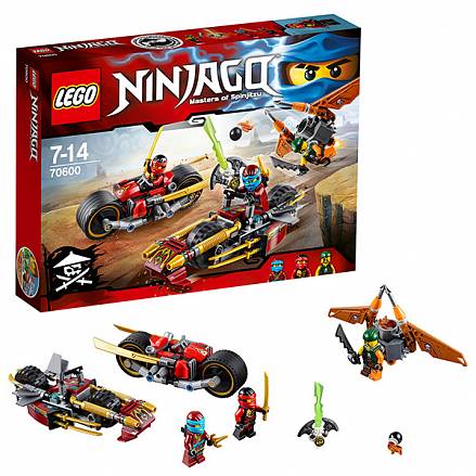 Lego Ninjago. Погоня на мотоциклах 